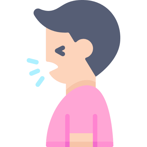 Dry cough avatar dry cough sick person icon Dry cough avatar dry cough sick person icon