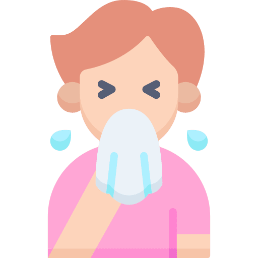 Sneezing illness sneezing avatar icon