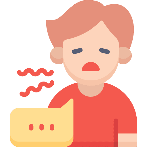 Hoarseness healthcare and medical sick illness icon Hoarseness healthcare and medical sick illness icon