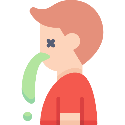 Vomiting avatar man illness icon Vomiting avatar man illness icon