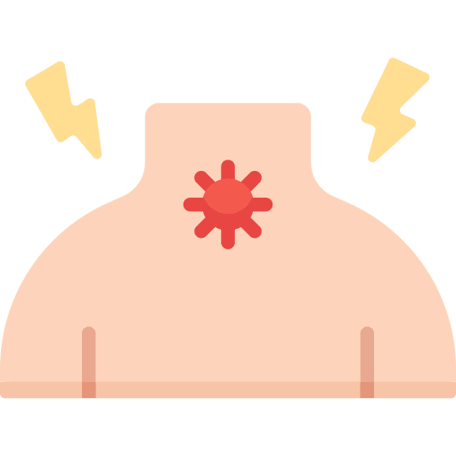 Sore throat illness caucasian virus icon Sore throat illness caucasian virus icon