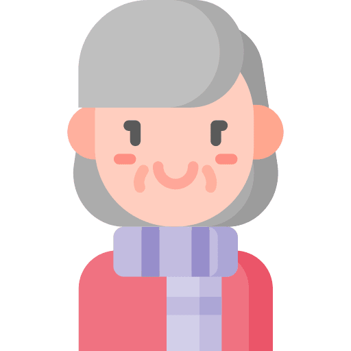 Grandmother winter scarf avatar icon Grandmother winter scarf avatar icon