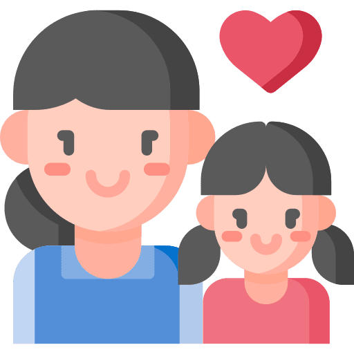 Motherhood daughter people avatar icon