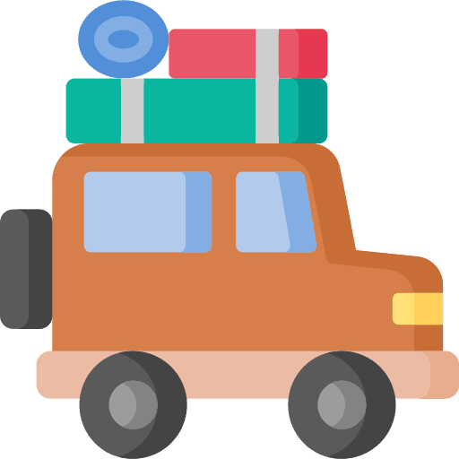 Automobile journey trip car icon Automobile journey trip car icon