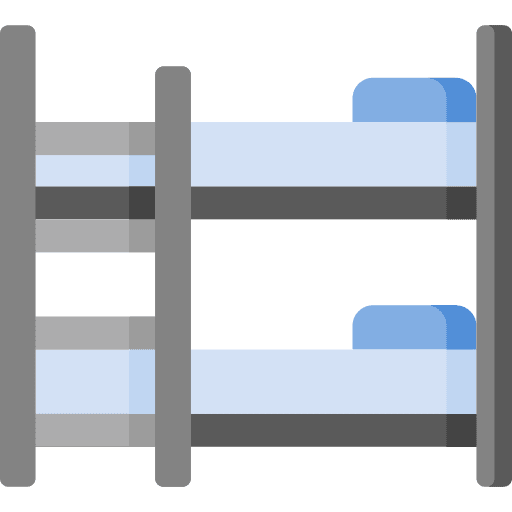 Bunk bed bedroom furniture and household bunk bed icon Bunk bed bedroom furniture and household bunk bed icon