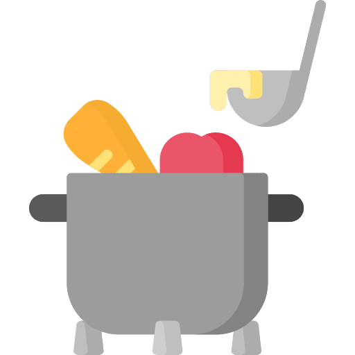 Cooking pot kitchenware vegetables saucepan icon Cooking pot kitchenware vegetables saucepan icon