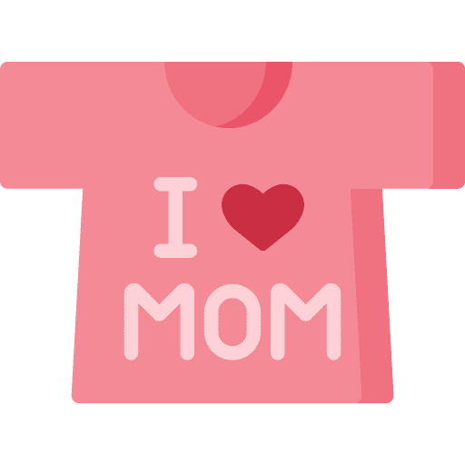 Tshirt clothes fashion mothers day icon Tshirt clothes fashion mothers day icon