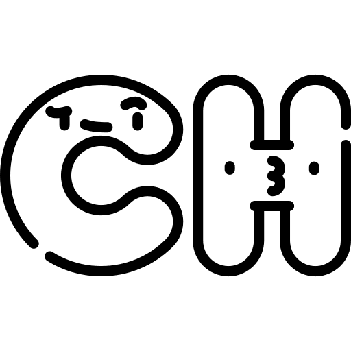 Ch alphabet education consonant icon