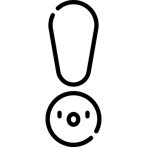Exclamation mark education punctuation learn icon