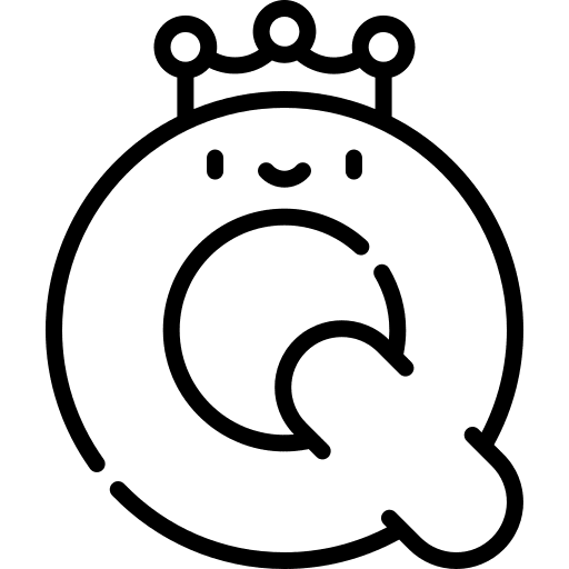 Q learn q consonant icon