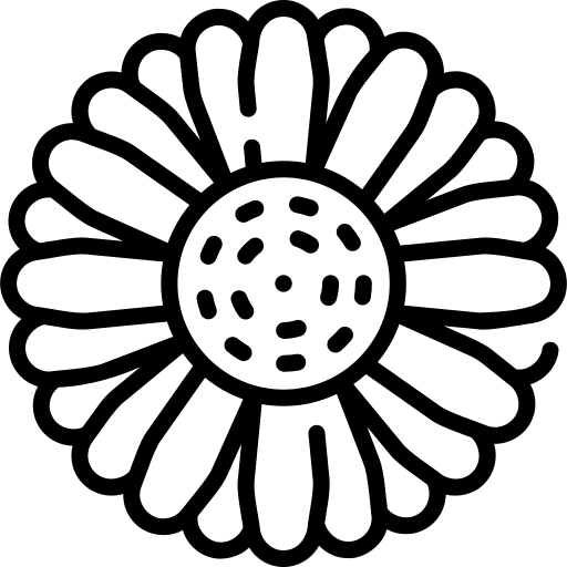 Daisy flowers nature petals icon Daisy flowers nature petals icon