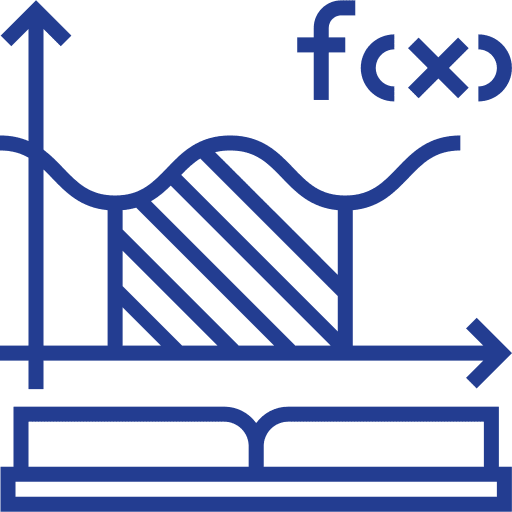 Maths graph file learning icon
