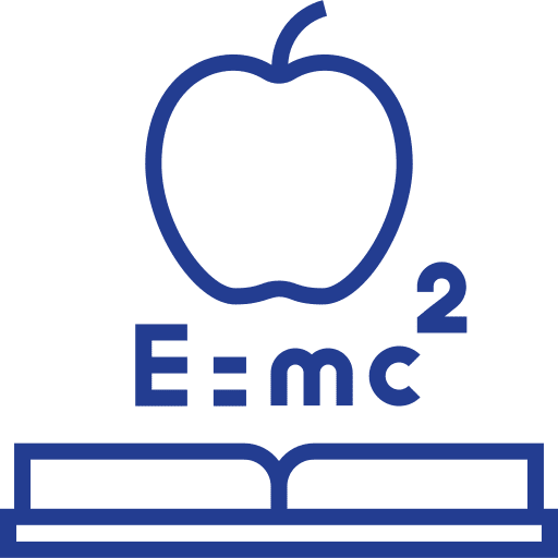 Physics theory report blackboard icon