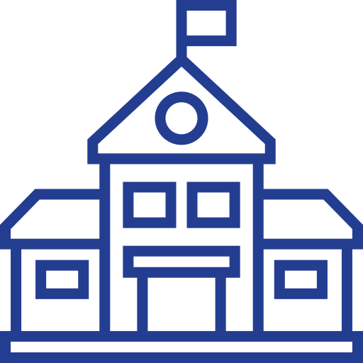 School college education monuments icon