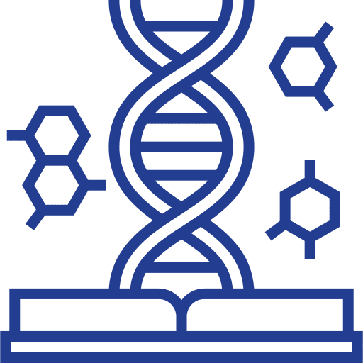 Biology learning biology flask icon Biology learning biology flask icon