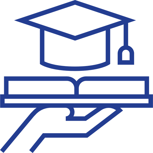 Study learn care mortarboard icon Study learn care mortarboard icon