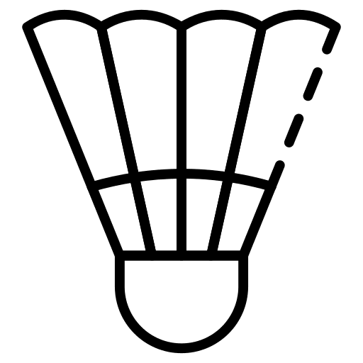 Shuttlecock birdie shuttlecock sports and competition icon