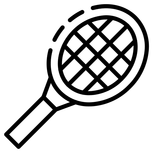 Tennis racket equipment tennis racket sports and competition icon