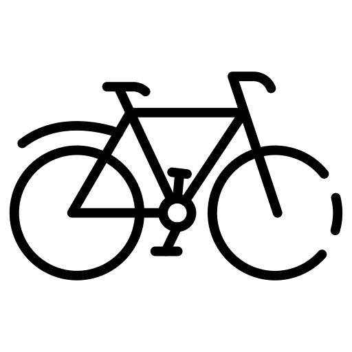 Bicycle exercise cycle sport icon