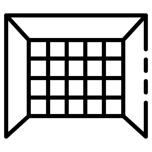 Football goal soccer football goal sports and competition icon