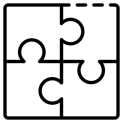 Jigsaw jigsaw fit hobbies and free time icon