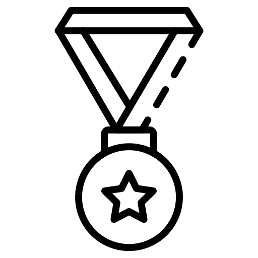 Medal award star medal icon