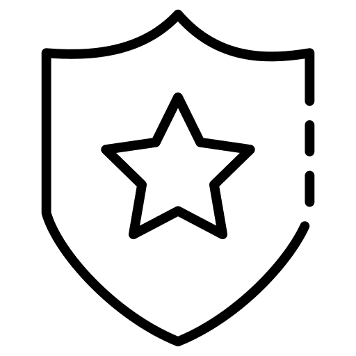 Shield security shield protection icon