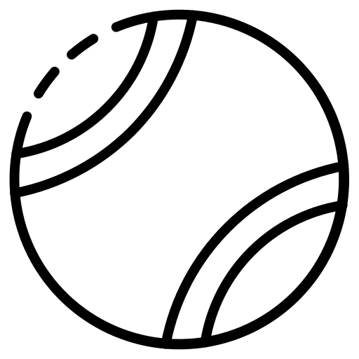 Tennis ball tennis sports and competition icon