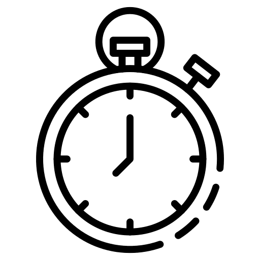 Stopwatch wait stopwatch time and date icon