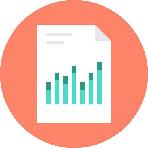 Analytics seo and web statistics analytics icon