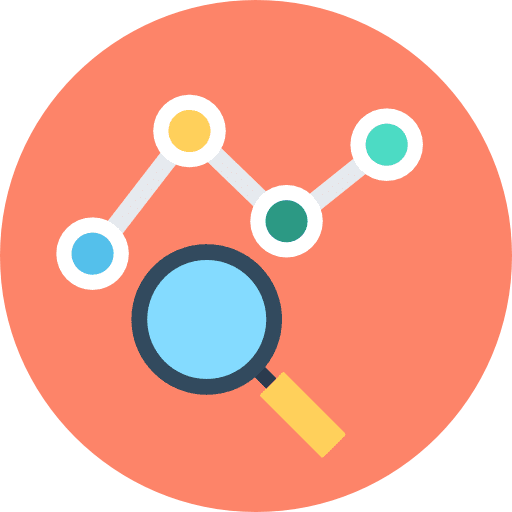 Analytics bar chart google analytics profits icon