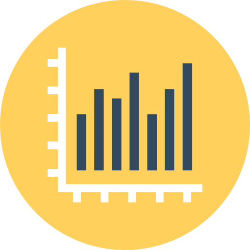 Analytics business seo and web statistics icon