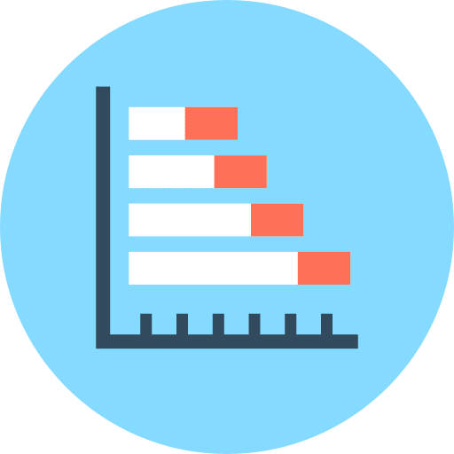 Analytics business analytics seo and web icon