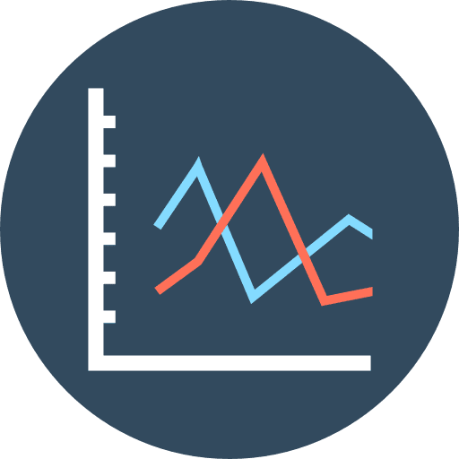 Analytics statistics stats bar chart icon