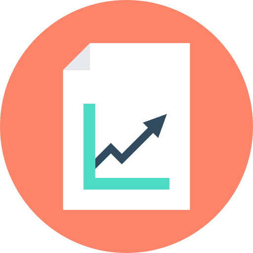 Analytics business bar chart stats icon