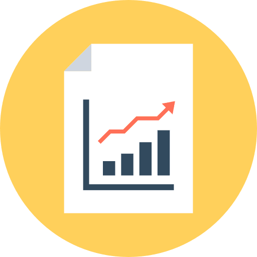Analytics stats analytics seo and web icon