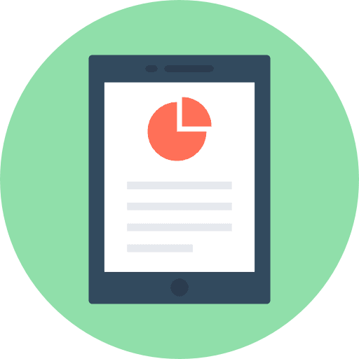 Analytics bar chart profits business icon