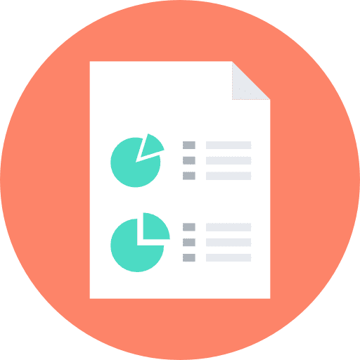 Analytics seo and web stats analytics icon