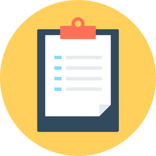 Clipboard tasks task list icon