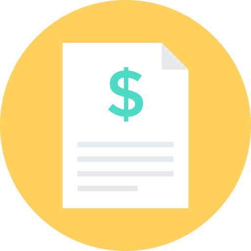 Contract education diploma interface icon