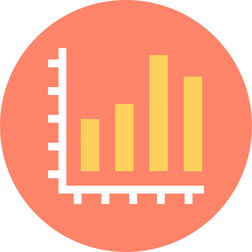 Analytics stats statistics profits icon