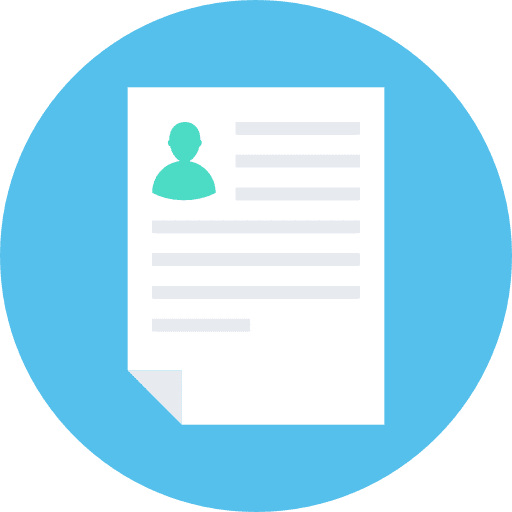 Curriculum curriculum personal profile application icon