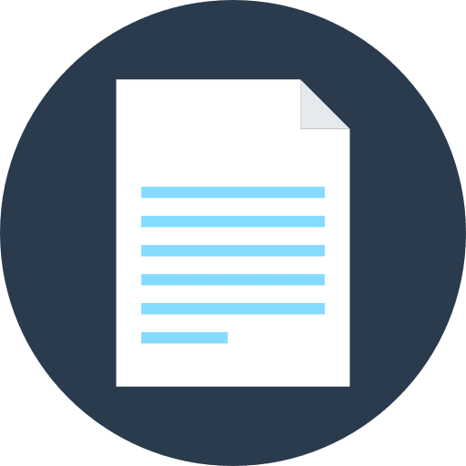 File document archive files and folders icon