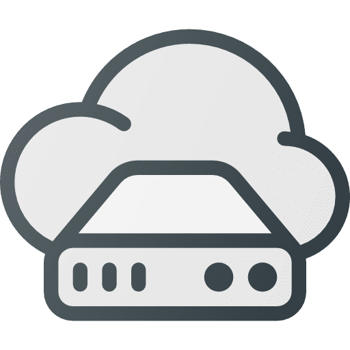 Database files technology hosting icon Database files technology hosting icon