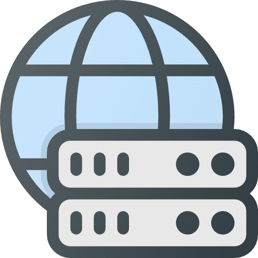 Database multimedia hosting database icon Database multimedia hosting database icon