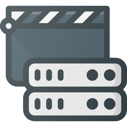 Server hosting database storage icon Server hosting database storage icon