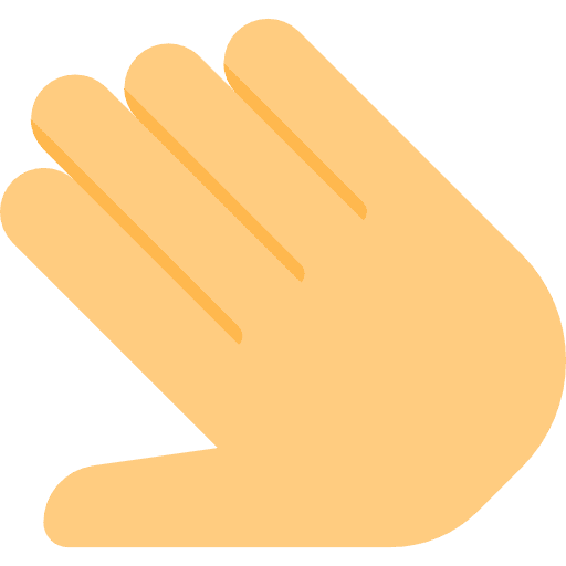 Open hand wait limit gestures icon Open hand wait limit gestures icon