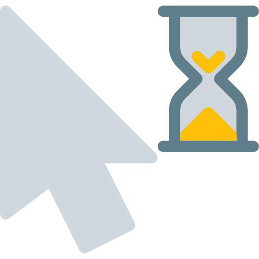 Pointer waiting pointer cursor icon Pointer waiting pointer cursor icon