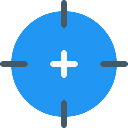 Precision shapes and symbols aim cursor icon Precision shapes and symbols aim cursor icon