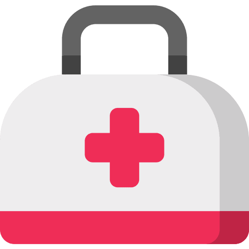 Doctor bag first aid bag doctor bag icon